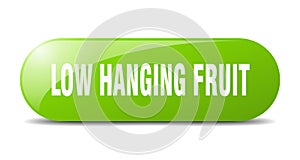 low hanging fruit button. low hanging fruit sign. key. push button.