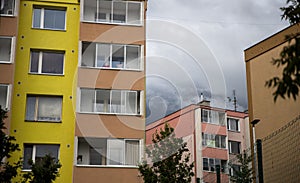 Low income neighbourhood residentail buildings