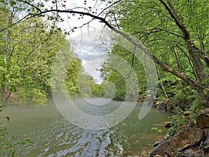 Misty Water over Smith River