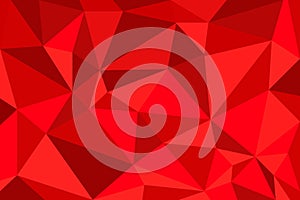 low poly abstract texture background red color design vector