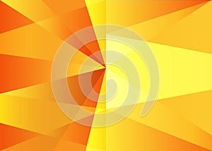 Orange and Yellow Background with Polygonal Pattern