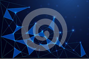 Low Poly Network Design. Stylized 3D Connection Nodes and Web Structures for Tech, UI, Apps, and Digital Visuals