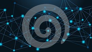 Low Poly Network Design. Stylized 3D Connection Nodes and Web Structures for Tech, UI, Apps, and Digital Visuals