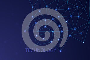 Low Poly Network Design. Stylized 3D Connection Nodes and Web Structures for Tech, UI, Apps, and Digital Visuals