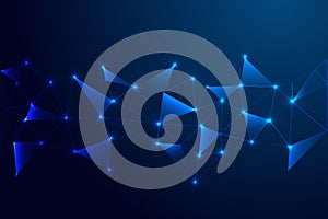 Low Poly Network Design. Stylized 3D Connection Nodes and Web Structures for Tech, UI, Apps, and Digital Visuals