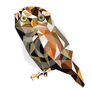 Low poly bird