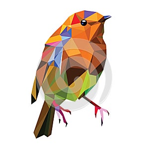 Low poly bird