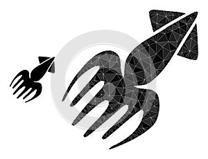 Vector Lowpoly Calmar Icon