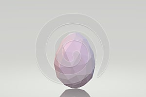 Low poly egg