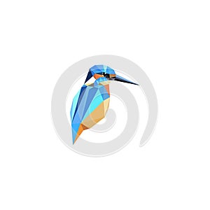 Low Poly Kingfisher