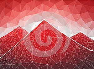 Low Poly Mountains Background