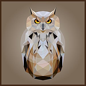 Low poly Owl