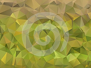 low poly yellow green background