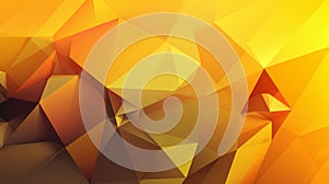 Low poly yellow pattern, creative digital illustration, abstract, backgrounds