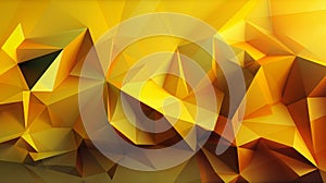 Low poly yellow pattern, digital illustration artwork, abstract, backgrounds