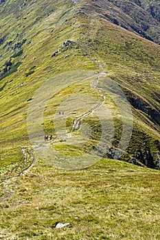 Horská scenéria Nízkych Tatier, Slovensko