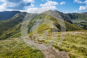 Horská scenéria Nízkych Tatier, Slovensko