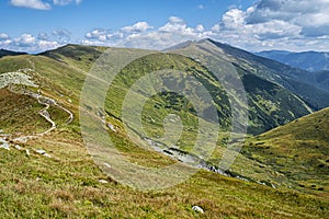 Horská scenéria Nízkych Tatier, Slovensko