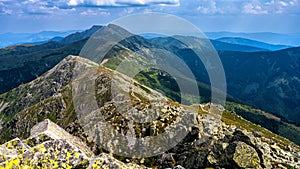 Low Tatras National Park, Carpathians, Slovakia. Summer mountain landscape