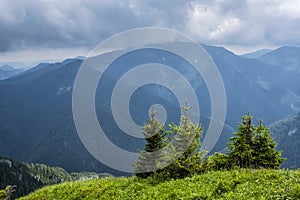 Low Tatras scenery from Sina peak, Slovakia