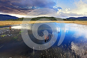 The low thunderclouds photo