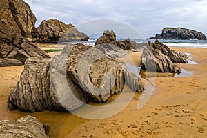 Low tide in the Cantabrian Sea