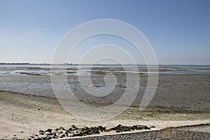 Low tide at the coast of the Eastern Scheldt