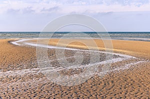 Low tide in Fano Island, Denmark