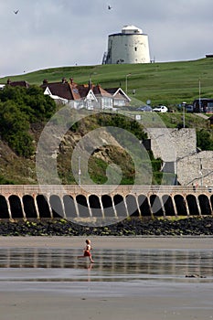 Low tide in Folkestone