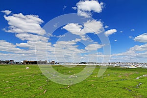 Low tide landscape in Lorient