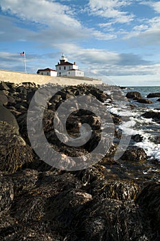 Low Tide Near Rhode Island Lighthouse