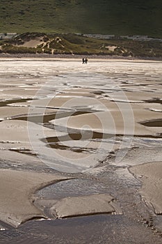 Low Tide at Rhossili Beach.