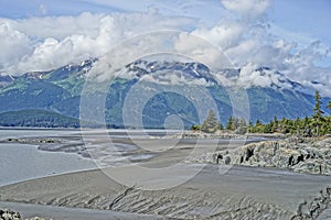 Low tide Turnagain Arm Alaska