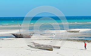 Low tide, Zanzibar, Tanzania
