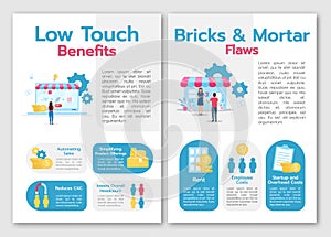 Low touch benefits brochure template