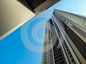 Low Vantage Point to the high rise building