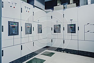 Low voltage switchgear at power plant. photo