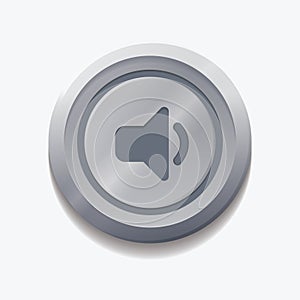 low volume web button. Vector illustration decorative design