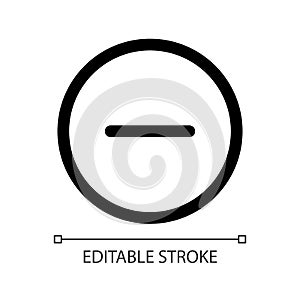 Low volume white linear ui icon