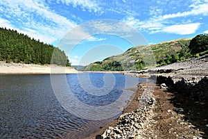 Low water at Haweswater Reservoir