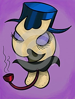 Lowbrow Mayor - Digital Painting