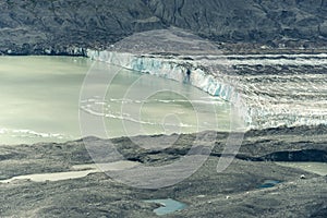 Lowell Glacier Ice Cliffs, Kluane National Park, Yukon