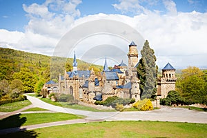 Lowenburg or Lion castle view in the Bergpark