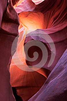 Lower Antelope Canyon on the navajo reservation, Arizona