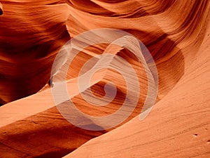 Lower Antelope Canyon Red sandstone formation -Arizona Navajo USA