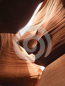 Lower Antelope Canyon Red stone fish head formation- Arizona Navajo USA