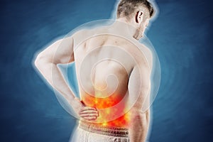 Lower back pain photo