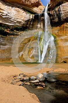Lower calf creek falls in the Grand staircase escalante national monument, Utah, USA