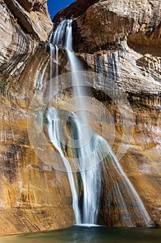 Lower Calf Creek Falls located in Grand Staircase-Escalante National Monument in Utah