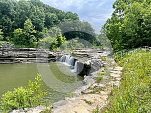 Lower cataract falls beautiful waterfall